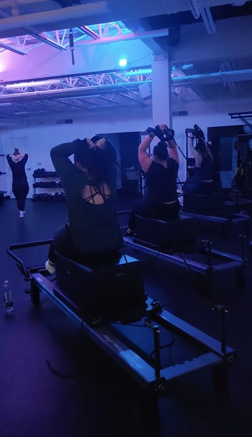 Reformer Pilates class at Thrive’s Market Street studio